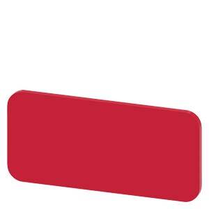 Rote abgerundete Rechteck-Schaltfläche oder Banner-Form auf weißem Hintergrund.