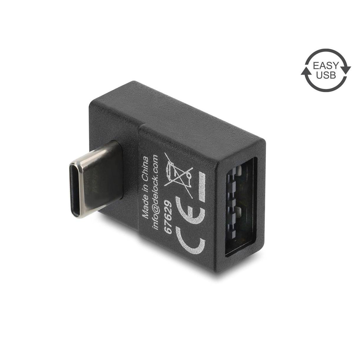 USB-C auf USB-A Adapter mit der Aufschrift „Easy USB