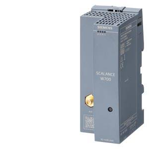 Siemens SCALANCE W700 Industriefunk-Netzwerkmodul auf weißem Hintergrund dargestellt.