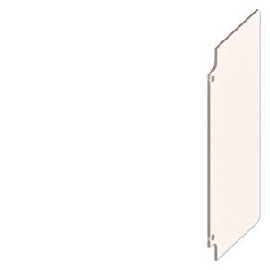 Beiges rechteckiges Flachpanel mit ausgeschnittenen Kerben entlang einer Kante, isoliert auf weißem Hintergrund dargestellt.