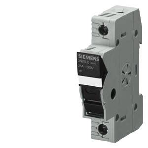 Foto eines Siemens-Schutzschaltermoduls mit einem schwarzen Kippschalter auf einer grauen industriellen elektrischen Komponente.