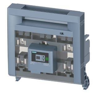 Industrielles Elektroschaltpanel mit einem zentral angebrachten digitalen Regler in einem grauen Schutzgehäuse.