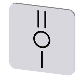 Netzsymbol-Symbol, das einen Kreis mit vertikalen Linien oben und unten auf hellgrauem abgerundetem quadratischen Hintergrund zeigt.