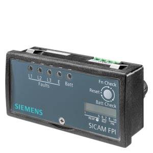 Siemens SICAM FPI Fehleranzeigermodul mit LED-Statusleuchten und Steuerungen 