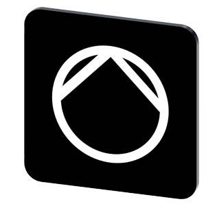 Schwarzes abgerundetes Quadrat-Symbol mit einem weißen Kreissymbol und Diagonallinien, die ein abstraktes geometrisches Logo bilden.