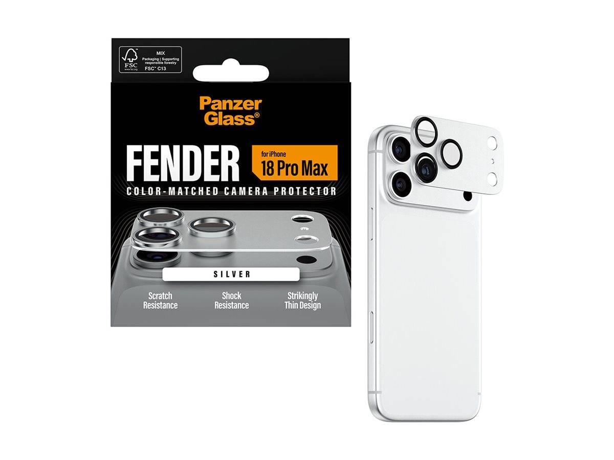 PanzerGlass Fender Camera Protector iPhone 18 Pro Max Silver