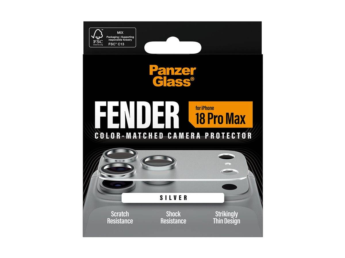 PanzerGlass Fender Camera Protector iPhone 18 Pro Max Silver