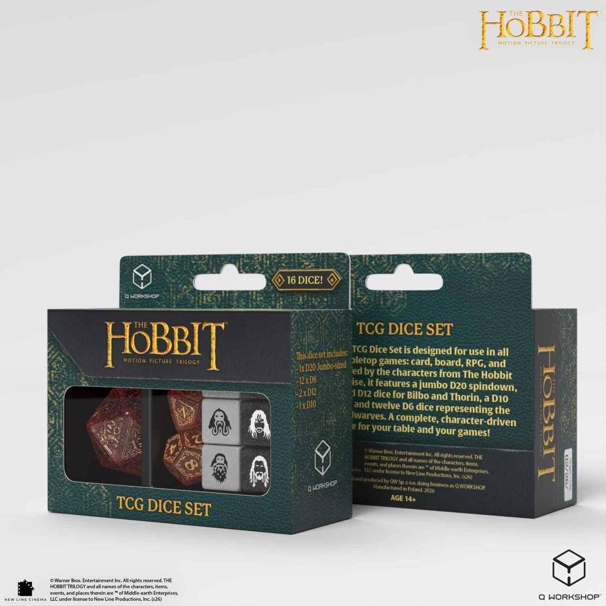 The Hobbit TCG Würfelset – Ember Hearth