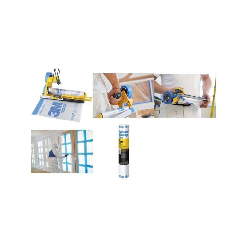 3M Abdeckfolie Hand-Masker, 2,51 m x 27,4 m, transparent