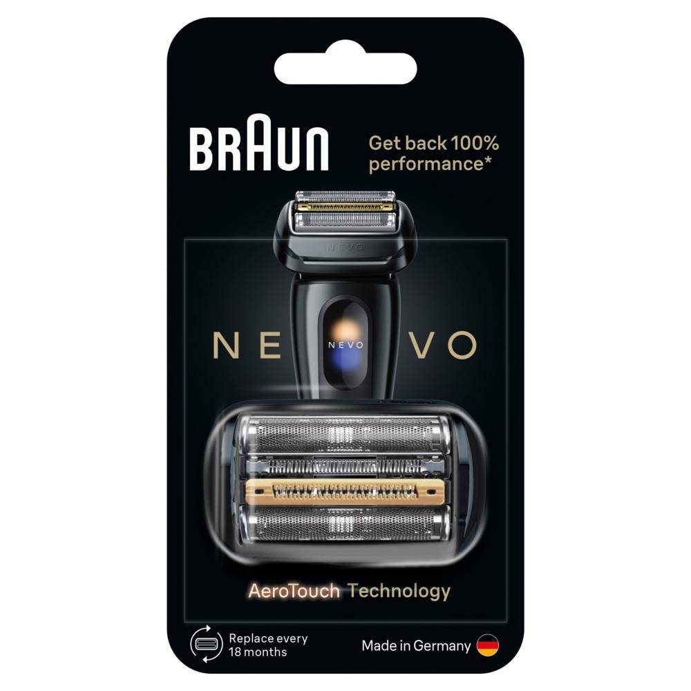 Braun Series Rasierer-Paket mit einem schwarzen Elektrorasierer, „Erhalten Sie 100% Leistung zurück*