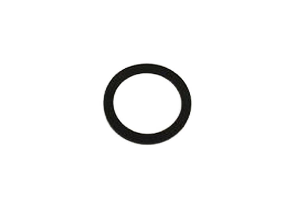 Ein einfacher schwarzer Ring oder hohler Kreis, zentriert auf weißem Hintergrund.