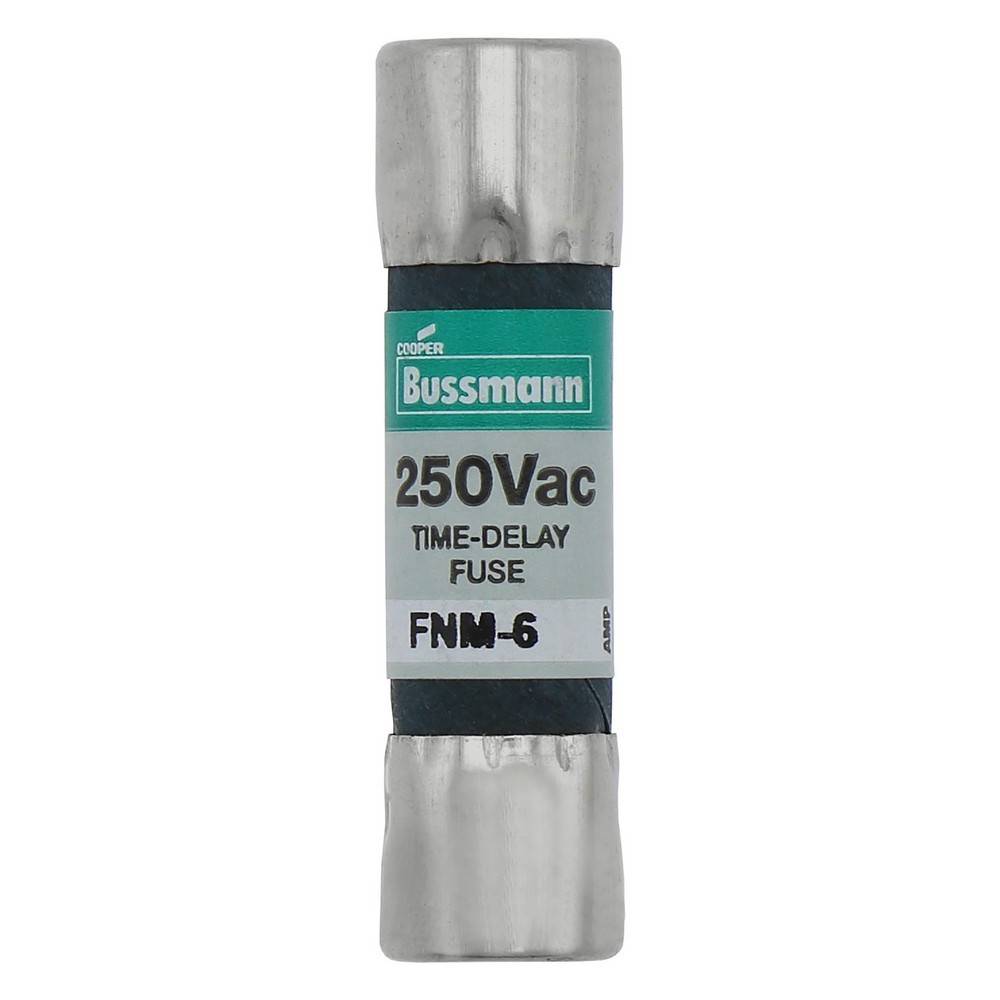 Bussmann 250Vac Verzögerungssicherung mit der Bezeichnung „FNM-6
