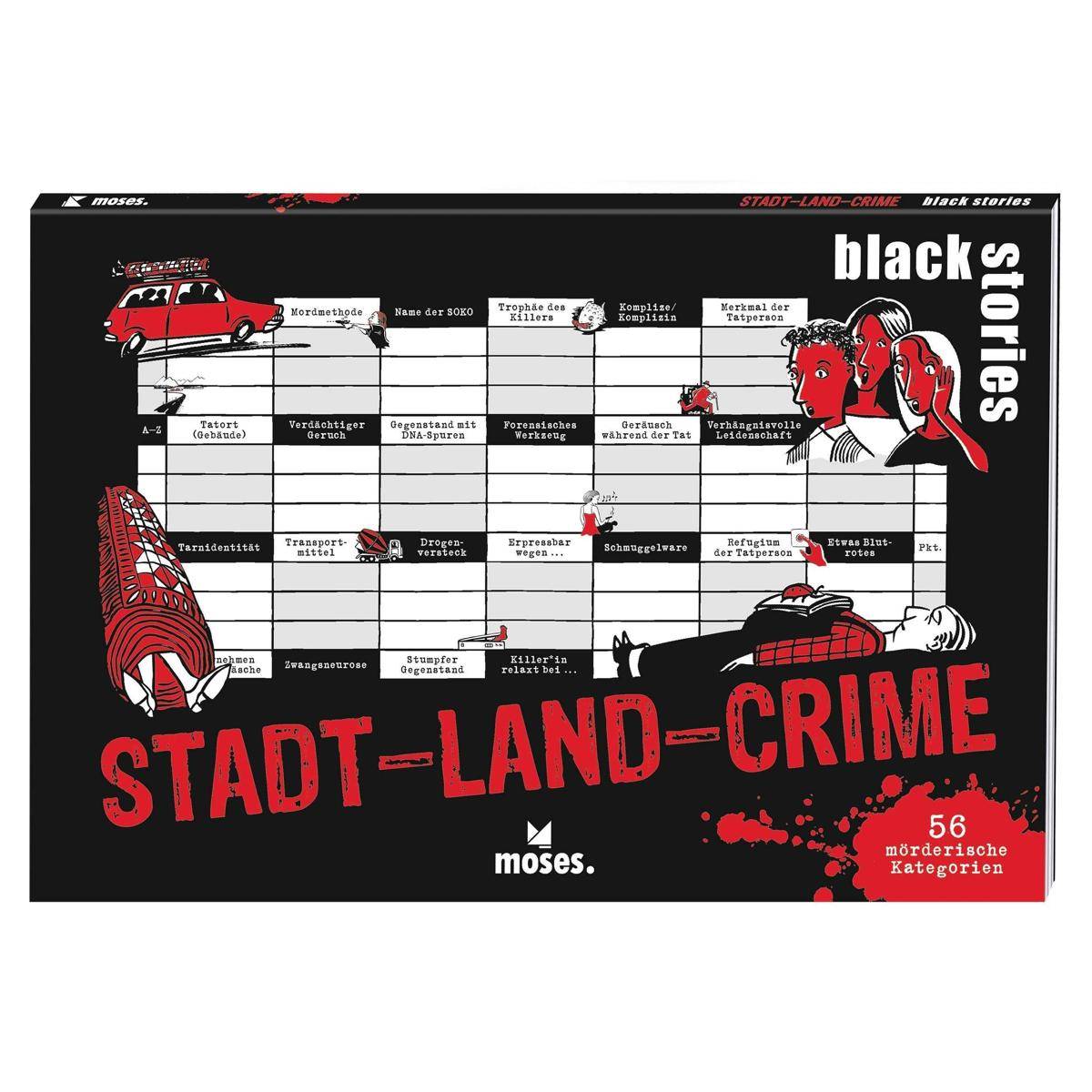 Schwarz-rotes Spielkartondeckel mit dem Titel 