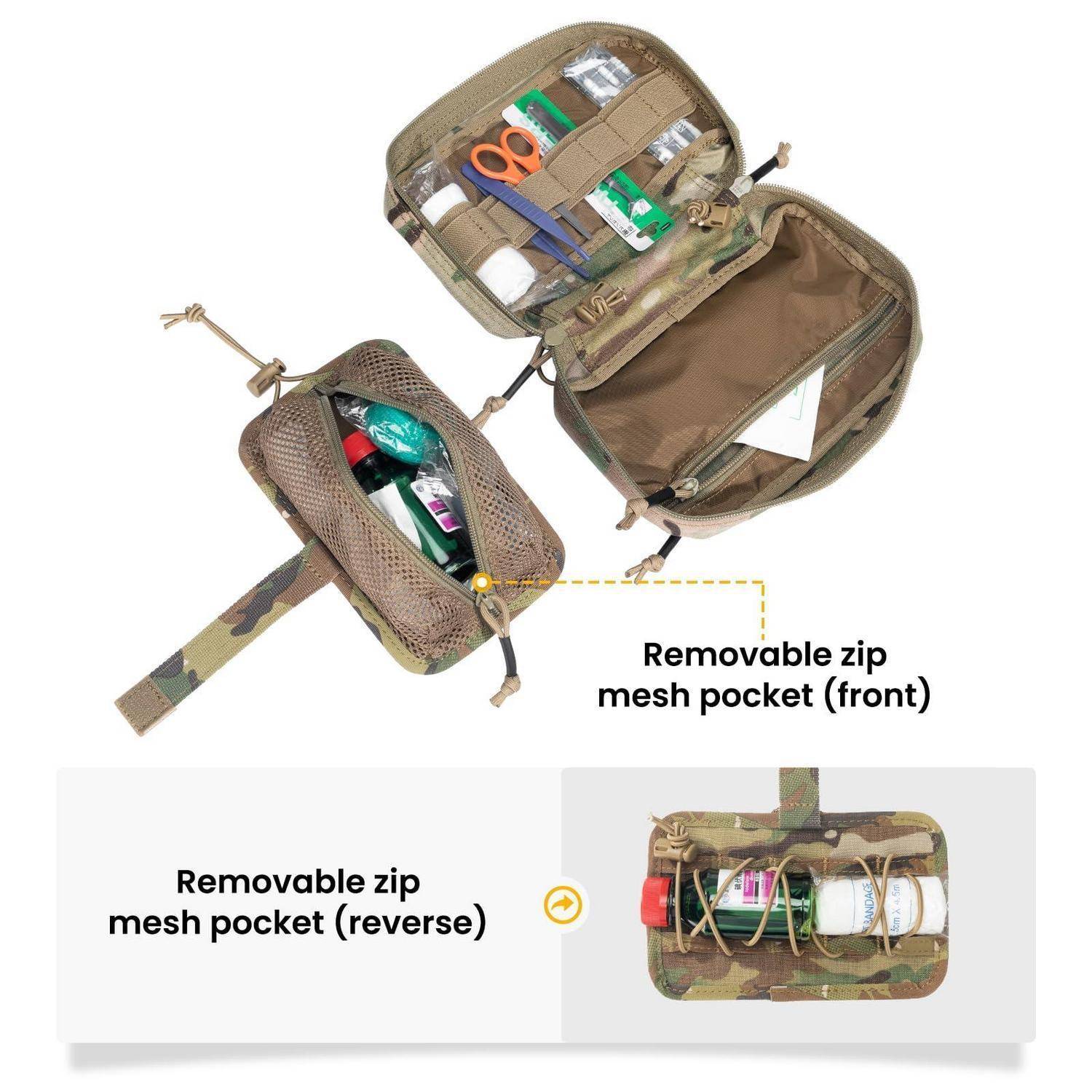 EXCELLENT ELITE SPANKER IFAK Tasche Molle Pouch Erste Hilfe Multicam