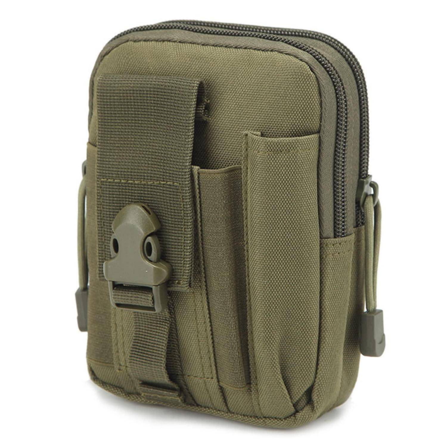 TRIWONDER Taktische Hüfttasche Molle 800D Oxford Grün