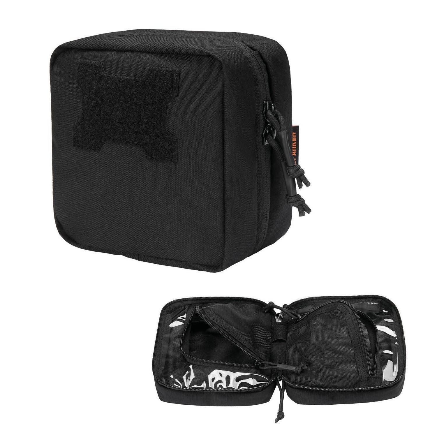 Taktische Erste Hilfe Tasche MOLLE 500D Cordura Schwarz