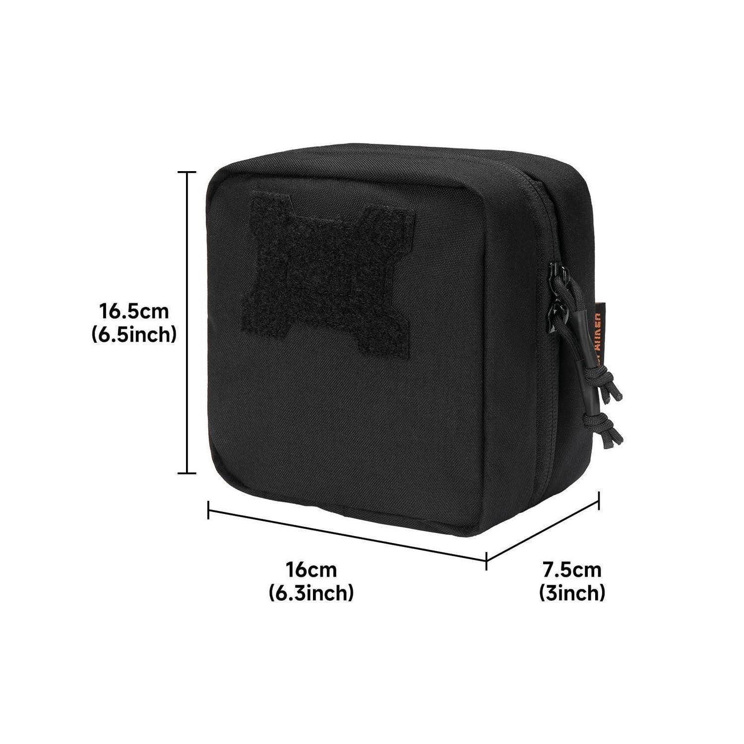 Taktische Erste Hilfe Tasche MOLLE 500D Cordura Schwarz