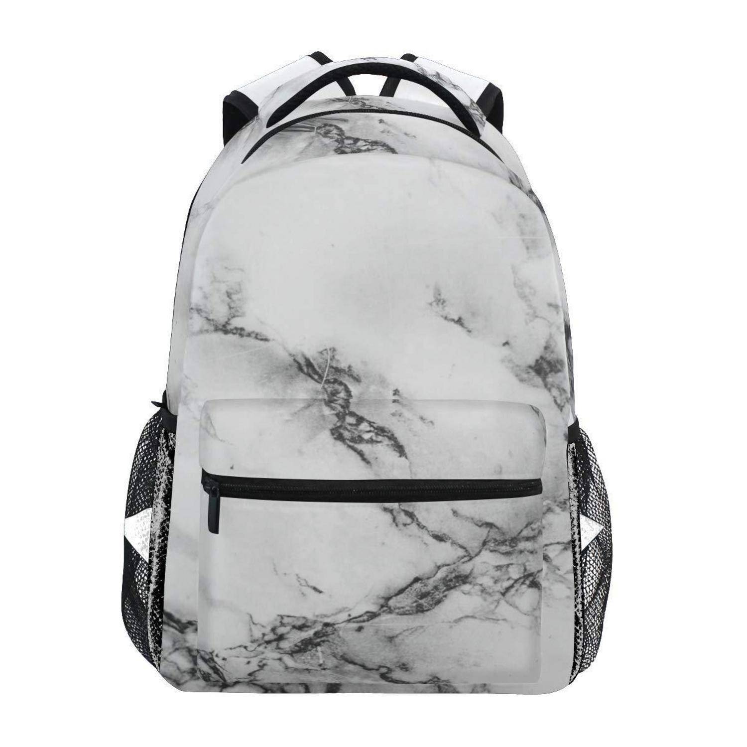 Tagesrucksack Marmoroptik Polyester 48x23x29cm