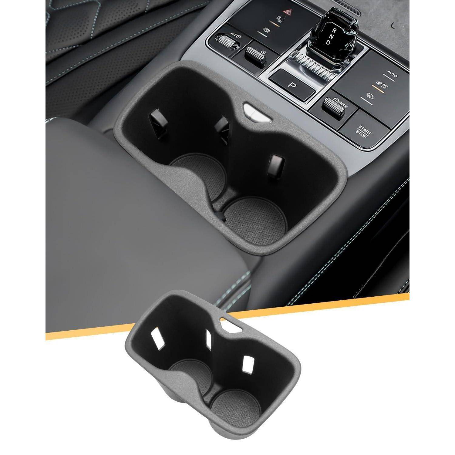 YEE PIN Getränkehalter für BYD Sealion 07 EV 2024-2026 Mittelkonsole TPE Einsatz