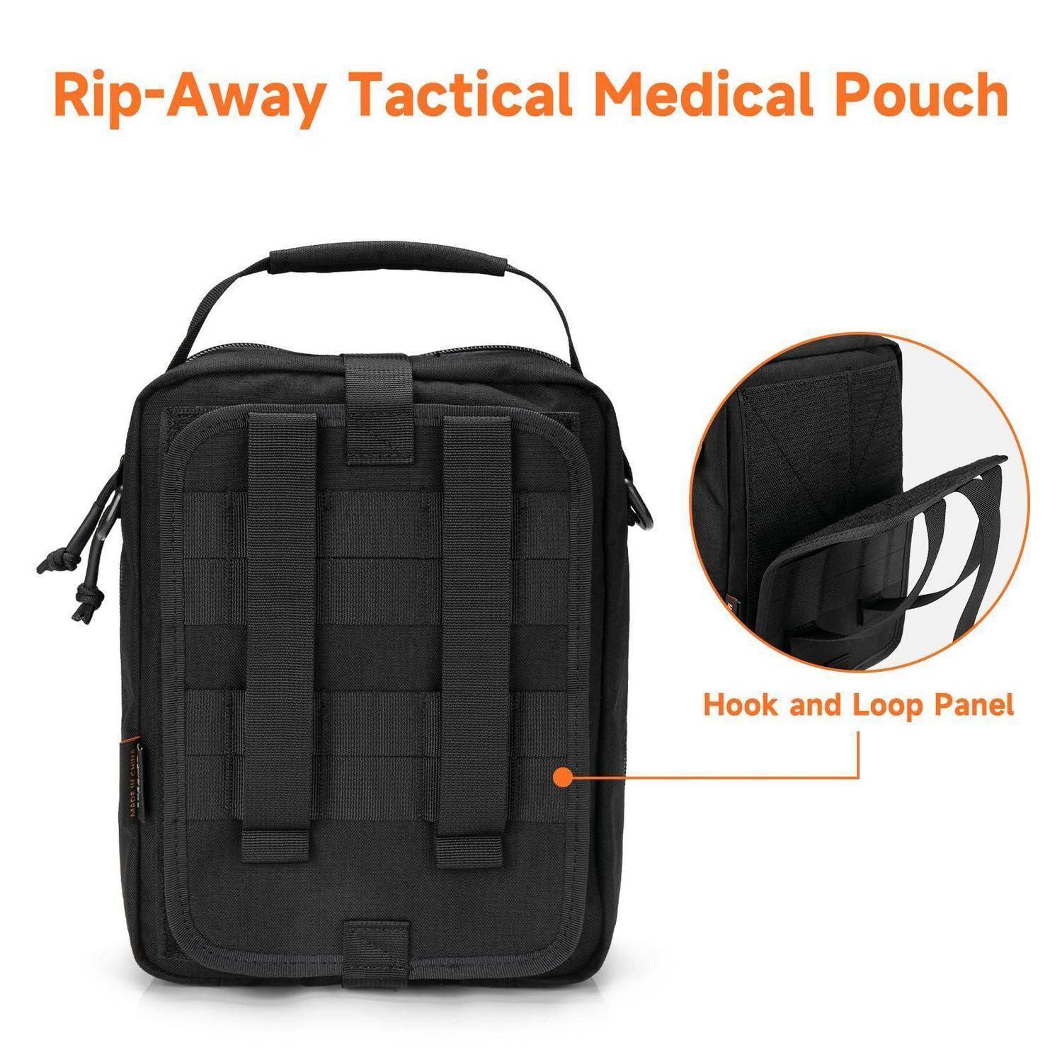 IFAK Tasche Rip-Away Molle EMT Medizinische Tasche Schwarz