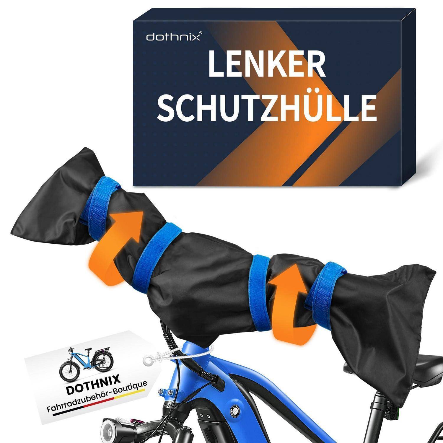 Lenkerschutzhülle E-Bike Fahrrad Transportschutz 450D Oxford wasserabweisend