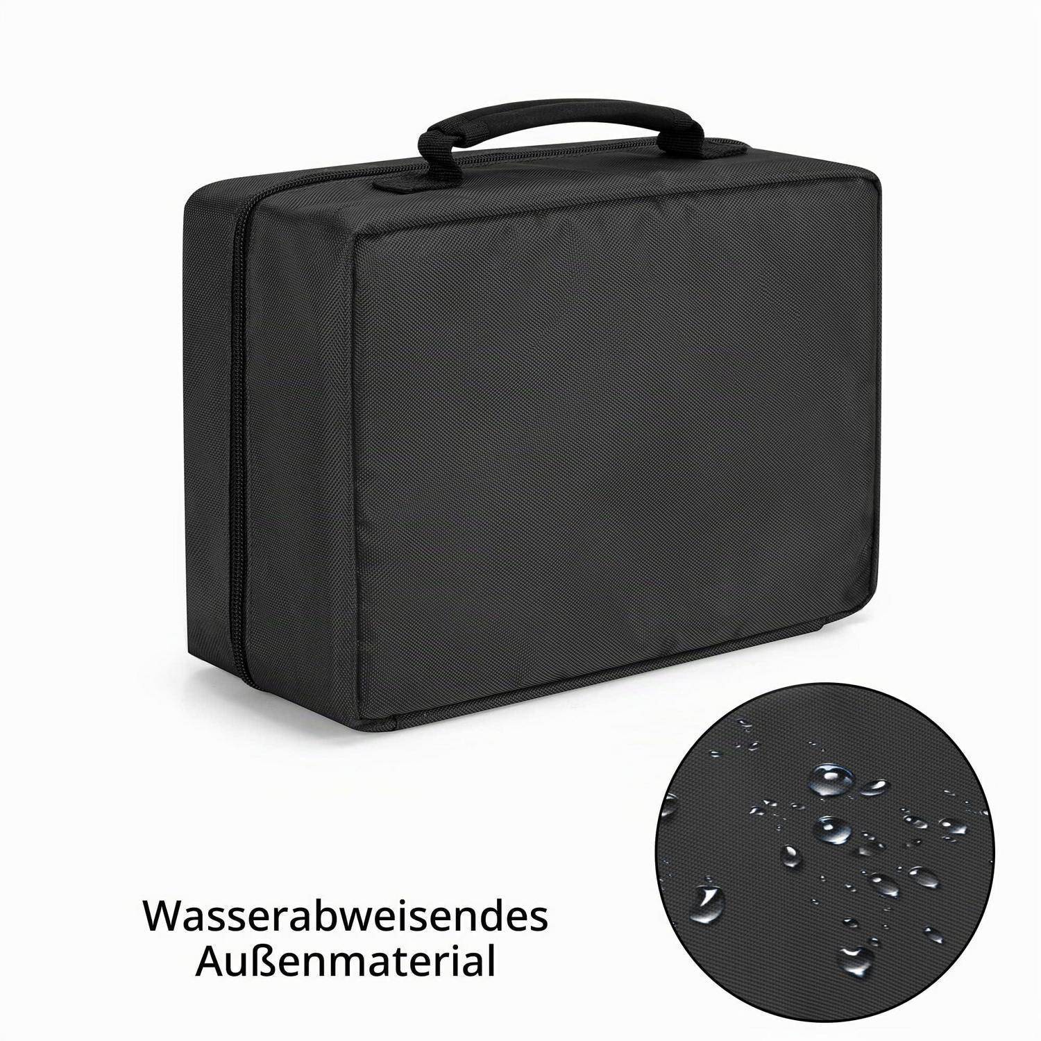 Trunab Erste-Hilfe-Tasche mit mehreren Fächern, Schwarz