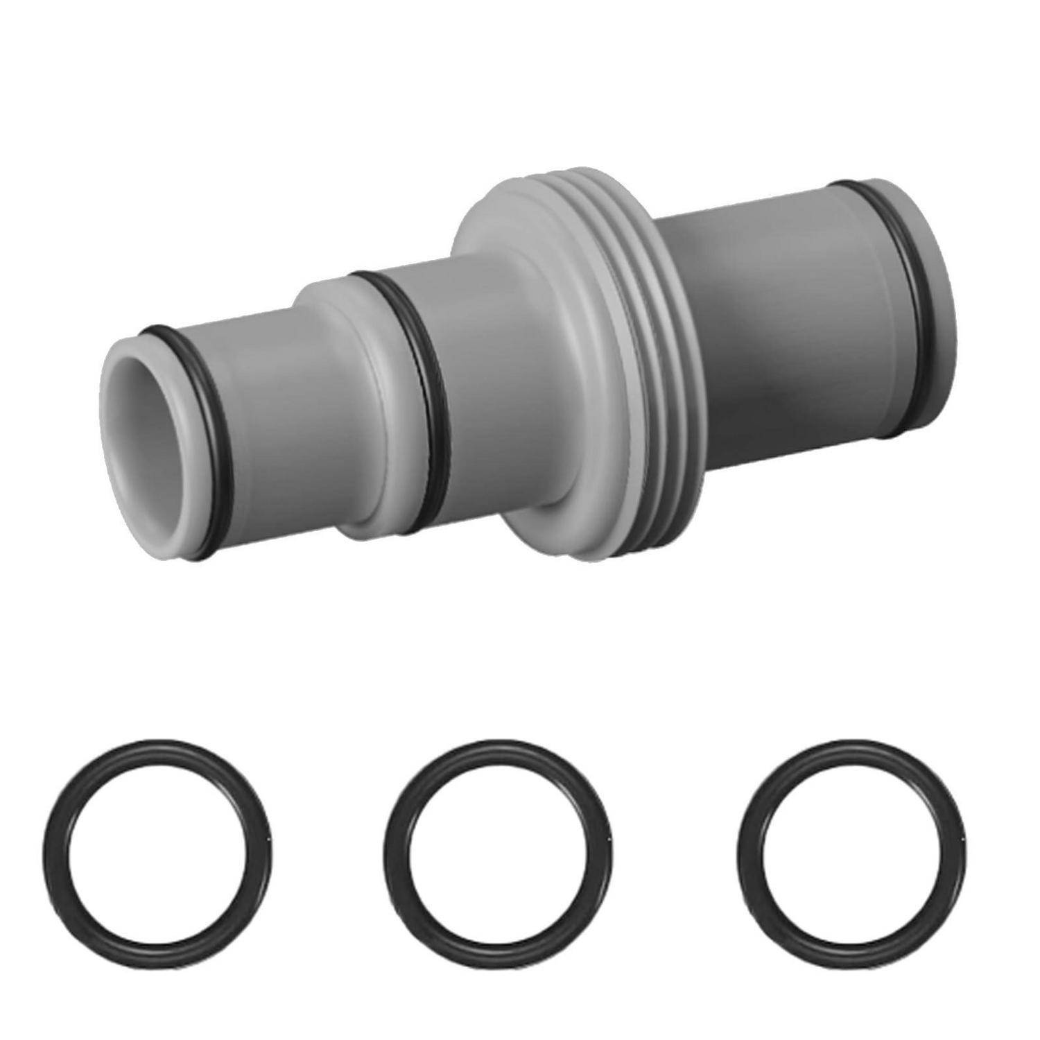 Pool Absperrhahn 32/38mm PVC Kugelventil Schlauchadapter