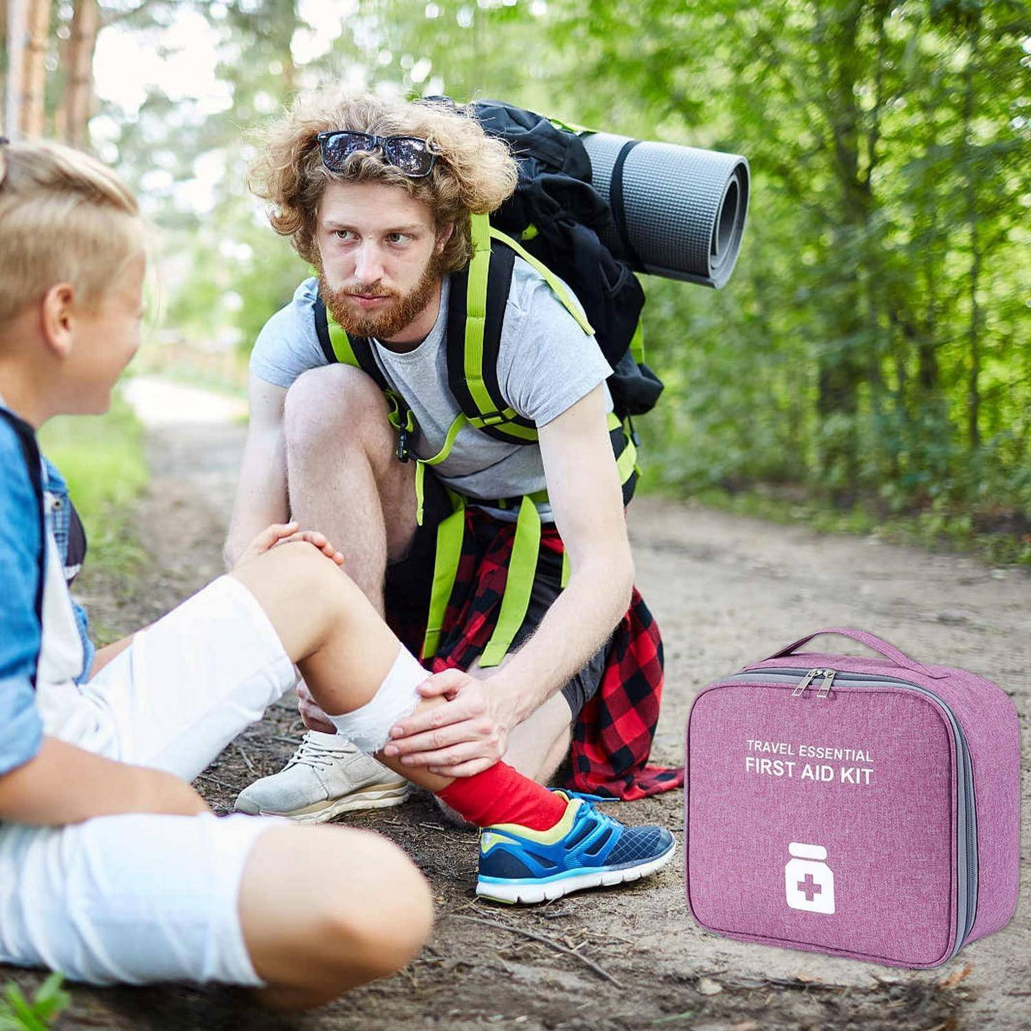 2 Stück Medikamententasche, Reiseapotheke, Wasserdicht, Doppelschicht