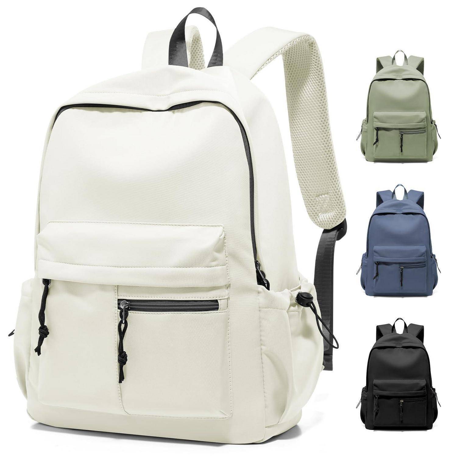 Schulrucksack wasserdicht 19L Laptopfach bis 14 Zoll H2-Beige