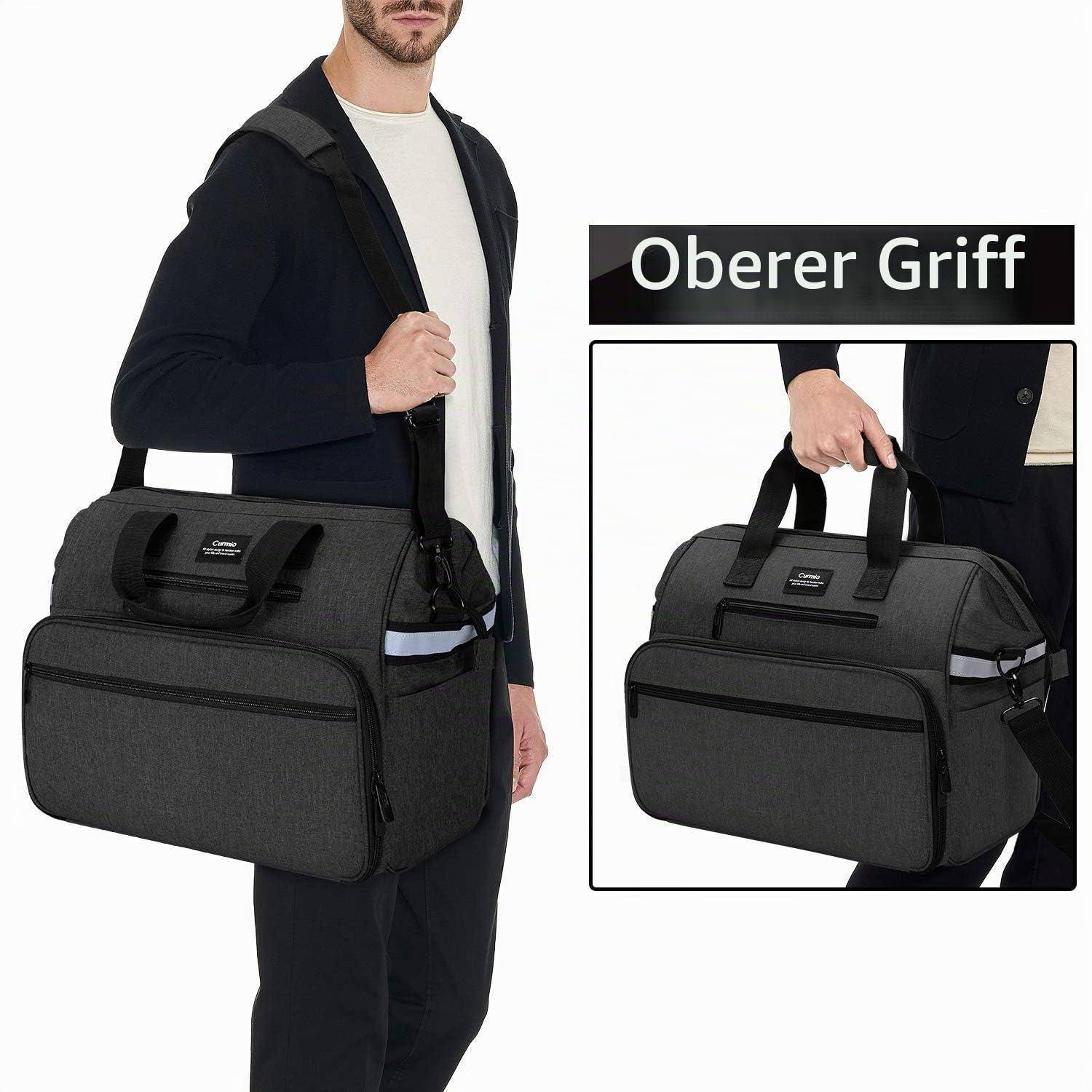 CURMIO Erste Hilfe Tasche Schwarz Wasserdicht Langlebig
