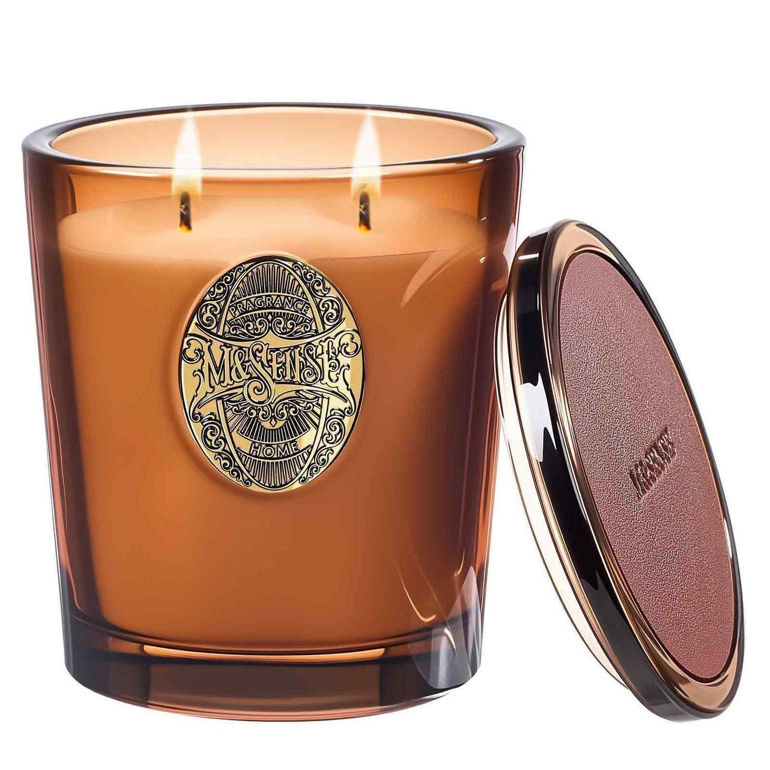 M&SENSE Duftkerze Espresso-Heißfudge 560g 2-Docht 110h