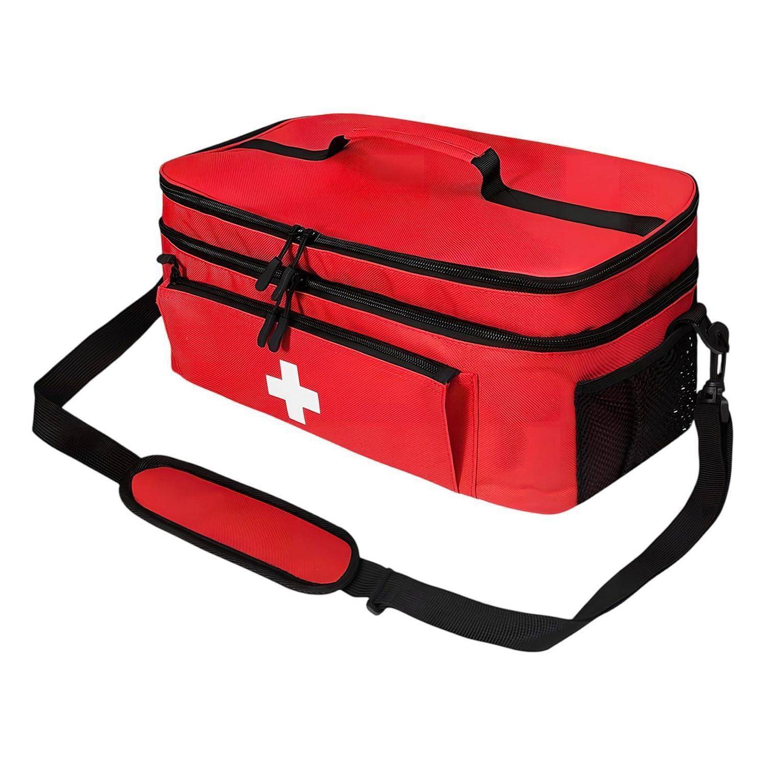 Naapesi Erste-Hilfe-Tasche Rot, große Kapazität, Oxford-Gewebe