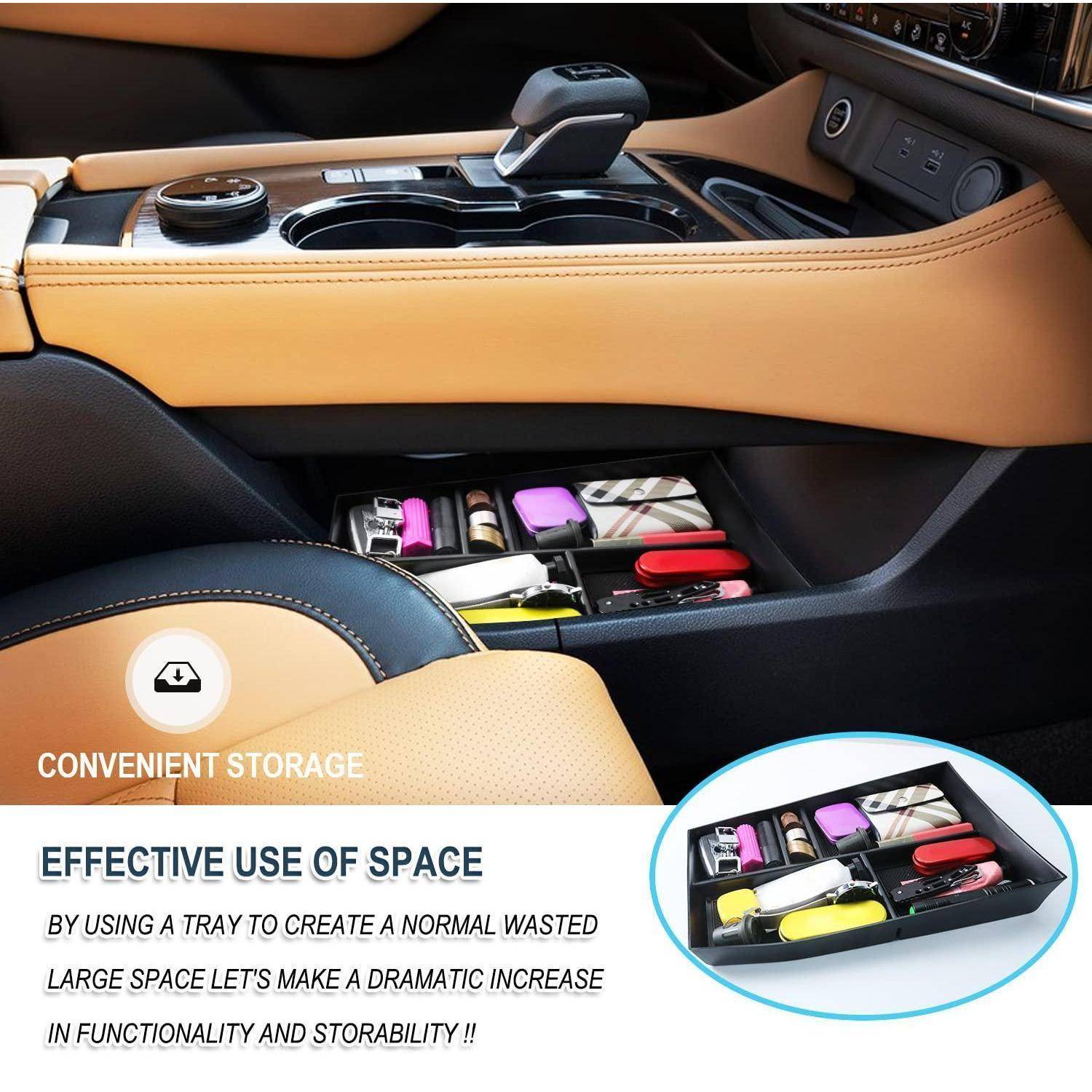 Mittelkonsole Organizer für Nissan X-Trail T33 2022-2026 ABS Schwarz