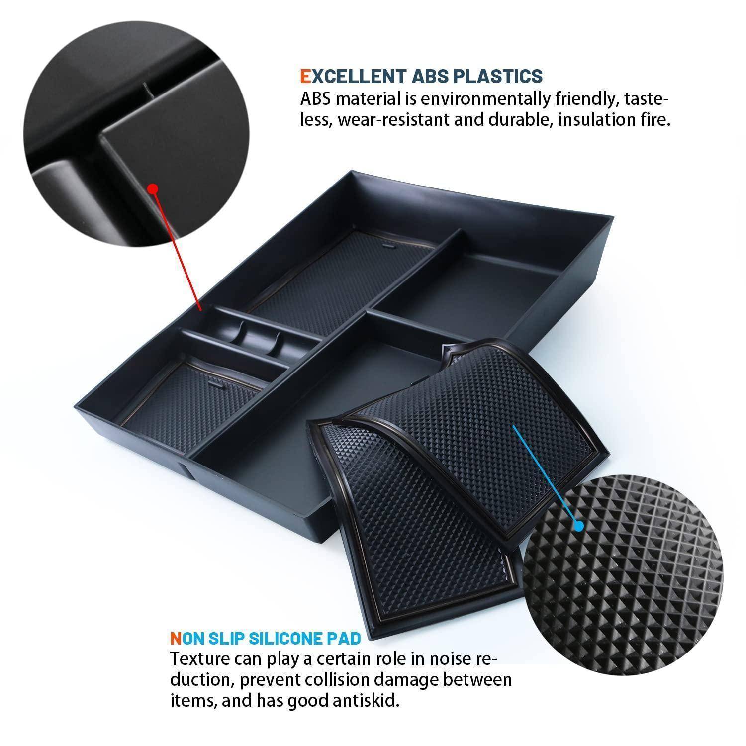 Mittelkonsole Organizer für Nissan X-Trail T33 2022-2026 ABS Schwarz