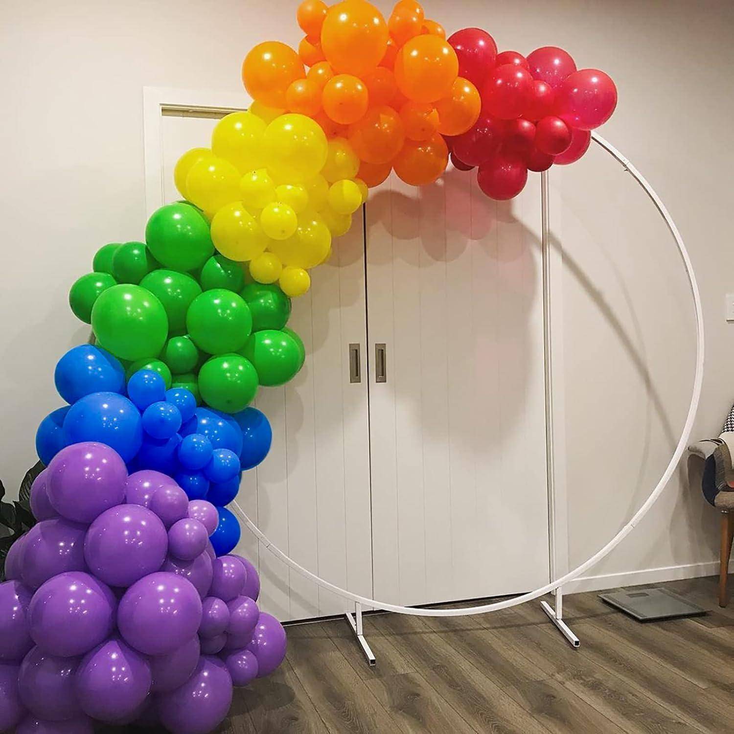 Luftballon Girlande Regenbogen 103tlg. Latex Ballons Bogen Kit