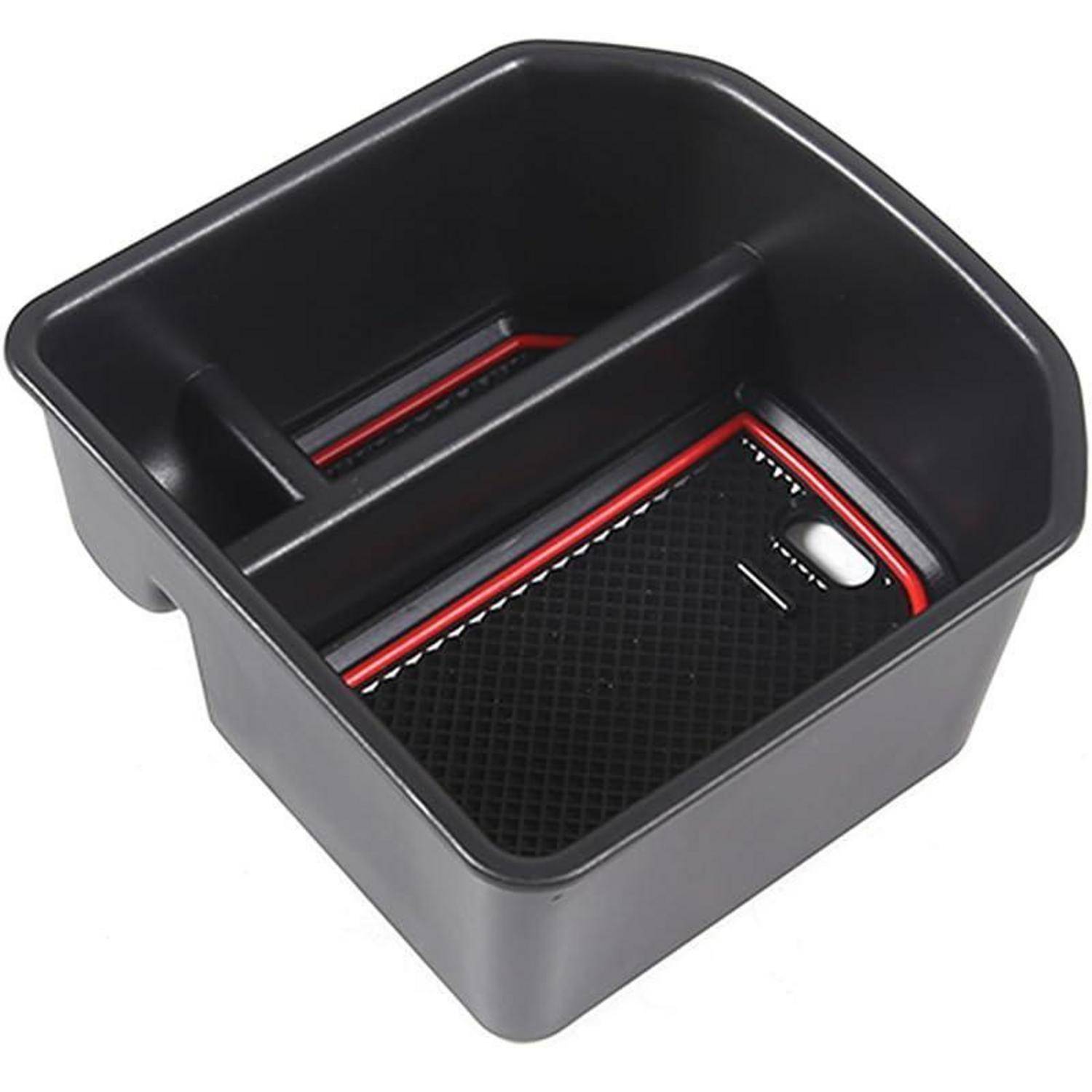 Mittelkonsolen-Organizer für VW T-Roc mit Anti-Rutsch-Matte ABS-Kunststoff