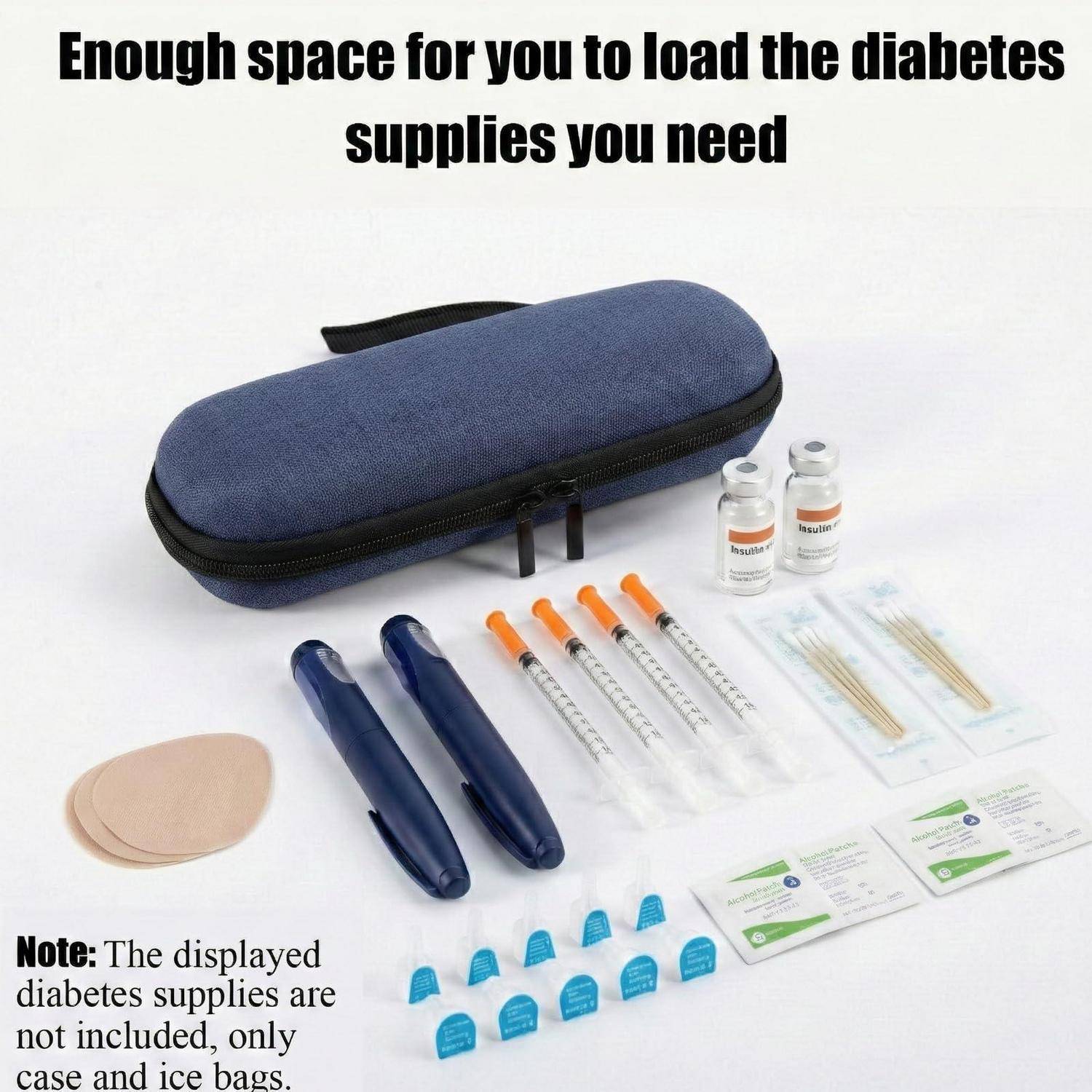 Insulin Kühltasche mit Kühlakku, Diabetiker Tasche für Insulinpen &amp; Spritzen