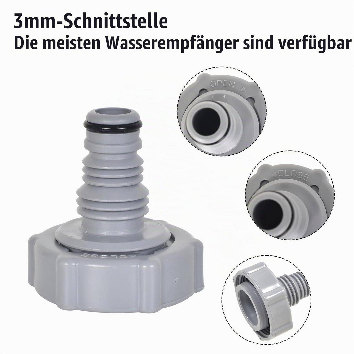 Ablassventil P6H1419 für Poolschlauch-Adapter