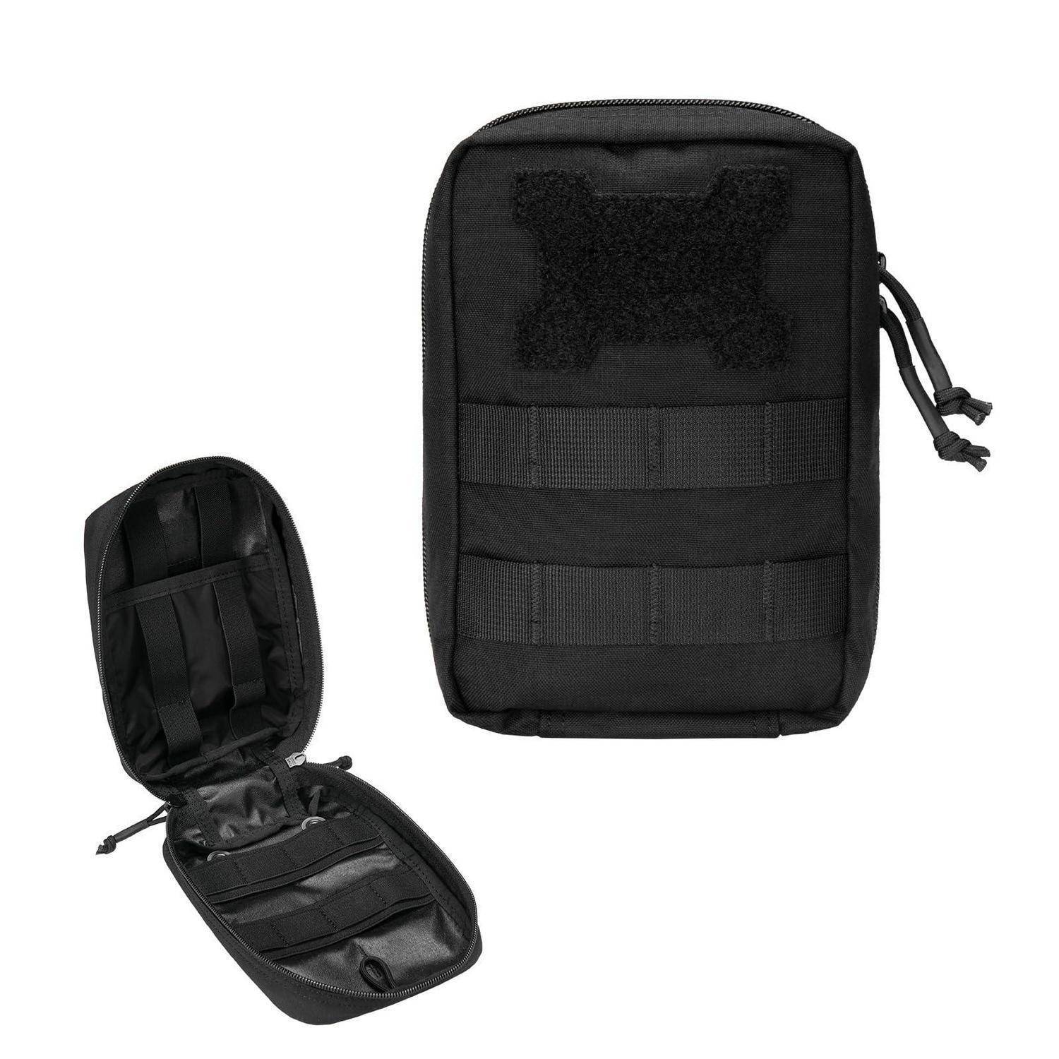 EXCELLENT ELITE SPANKER IFAK Tasche Molle Pouch Schwarz 500D Cordura