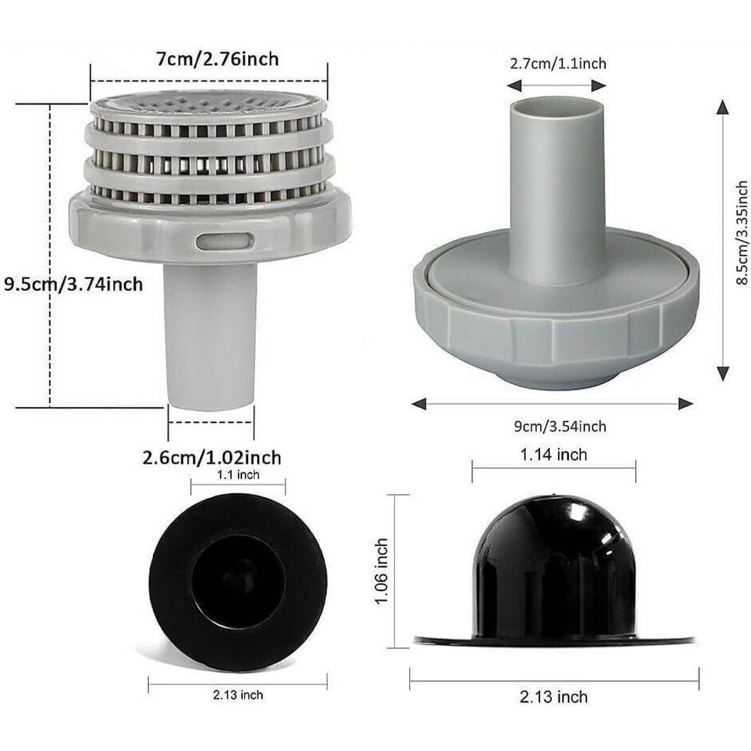 Pool Anschlussset 32mm mit Innengewinde für oberirdische Pools
