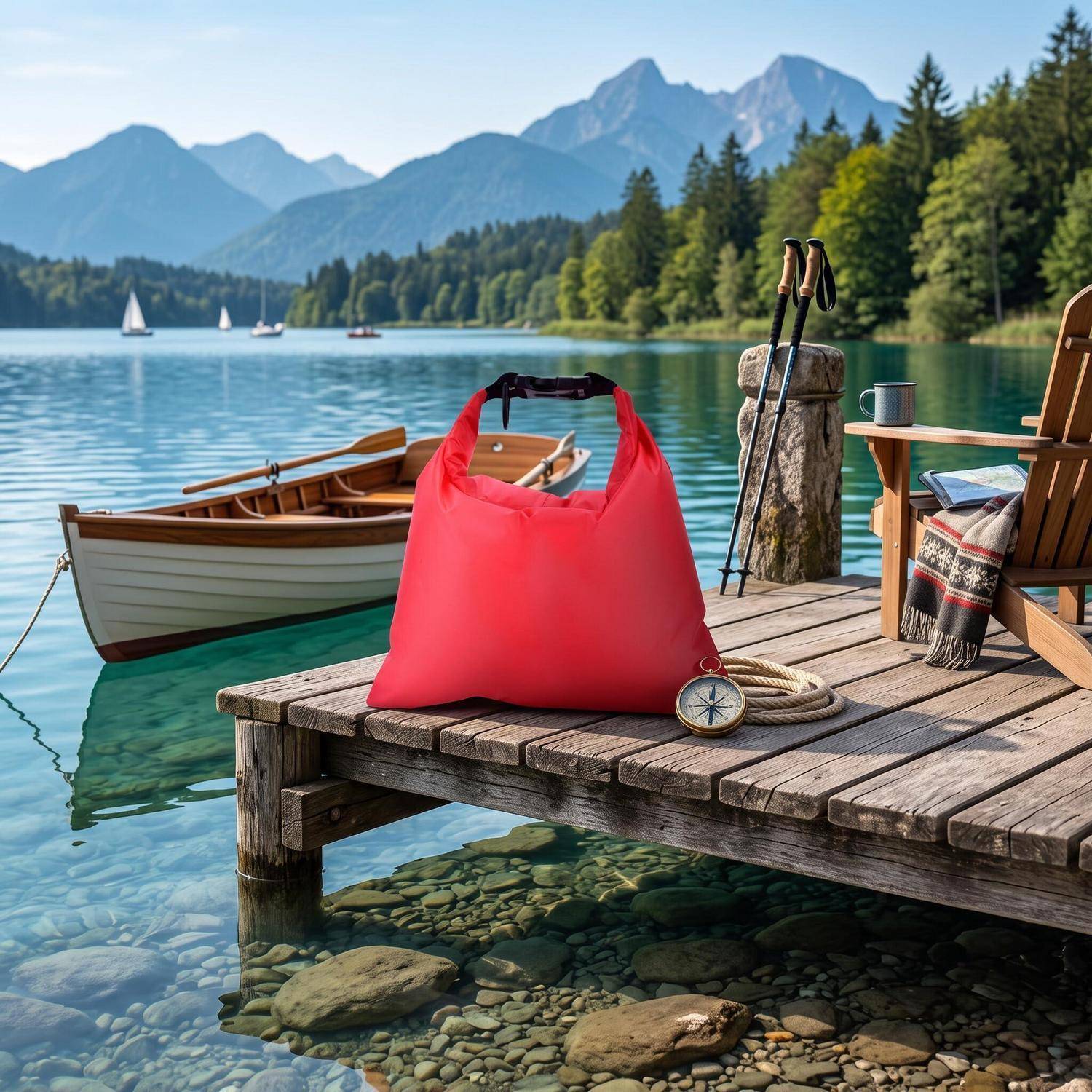 Erste Hilfe Tasche wasserdicht 1.2L Outdoor Sport Verbandtasche Rolltasche