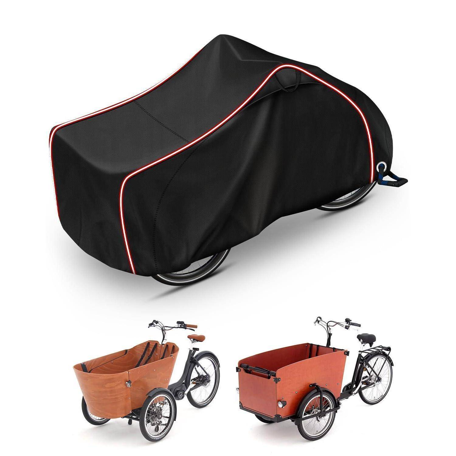 Fahrradabdeckung Lastenrad 258x105x125cm wasserdicht winddicht