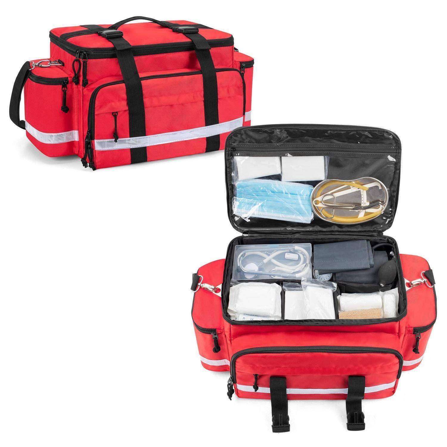 Damero Erste Hilfe Tasche Rot mit Trennwänden