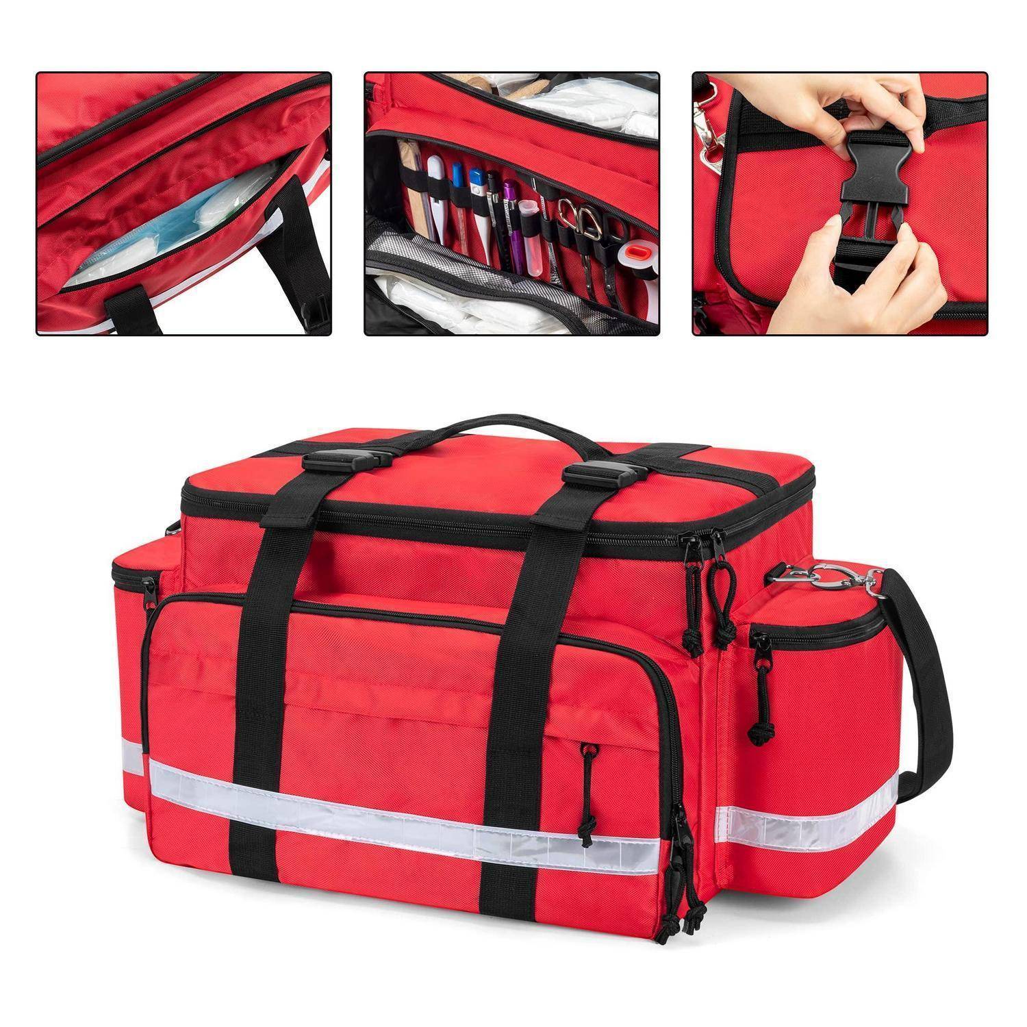 Damero Erste Hilfe Tasche Rot mit Trennwänden