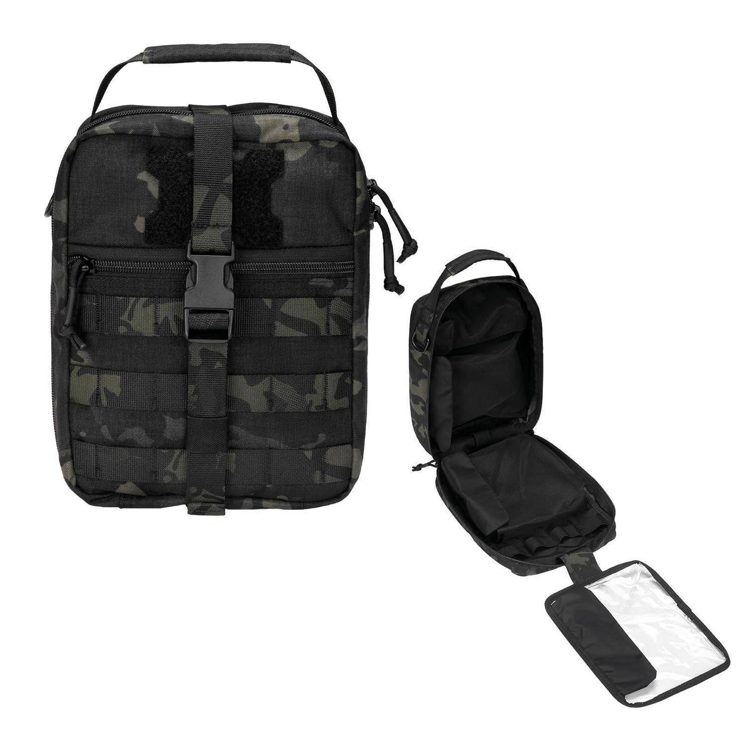 Reißbare IFAK Tasche Molle EMT Medizinische Tasche Tarnfarbe Schwarz