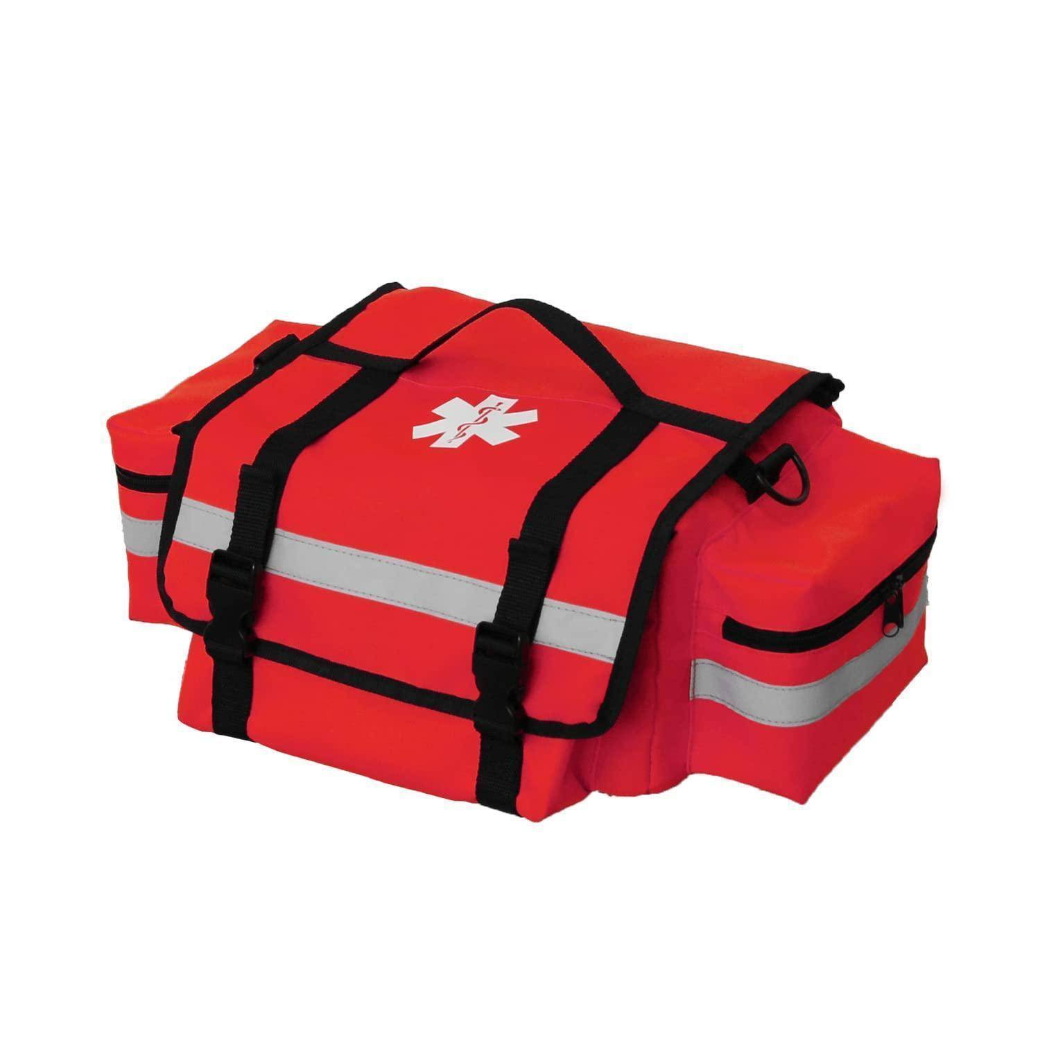 Erste-Hilfe-Tasche Rot mit Reflektoren, große Kapazität