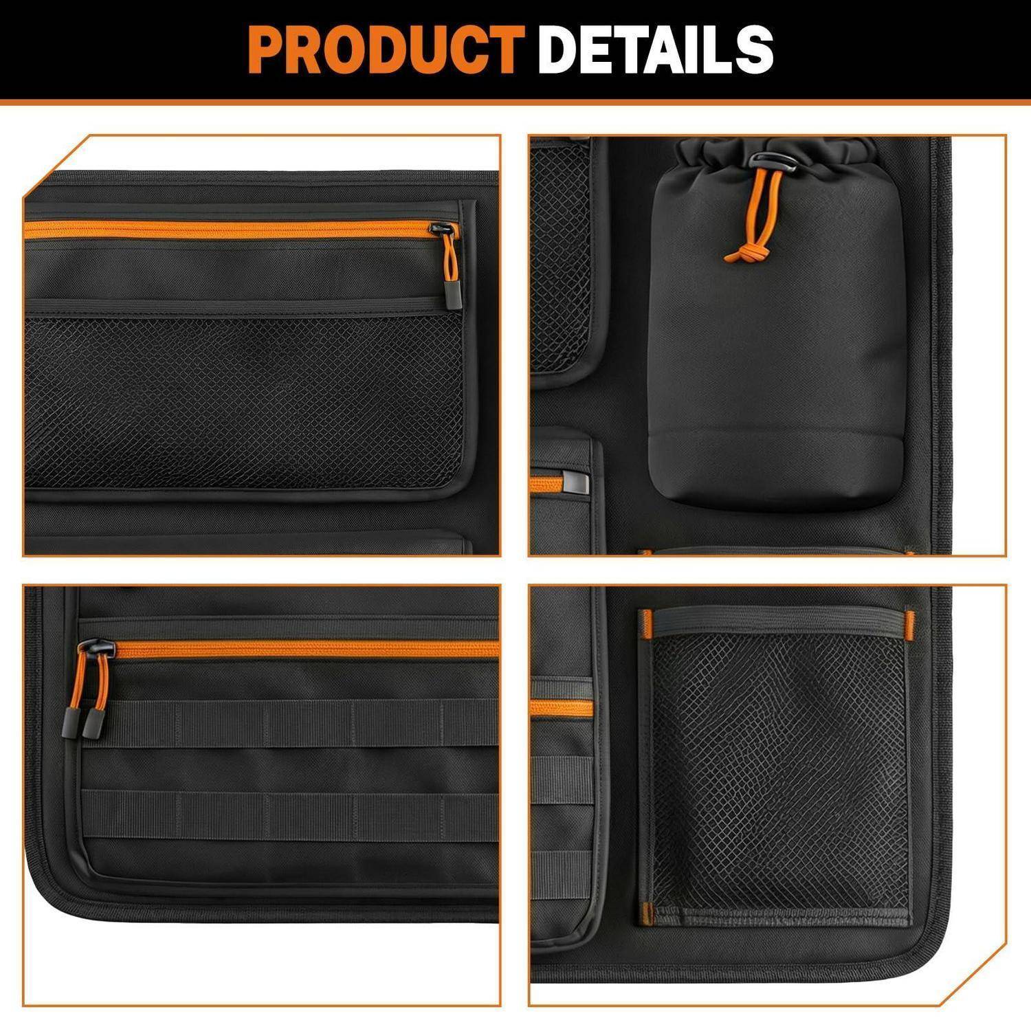 Heckklappen Organizer Wohnmobil Universell Oxford Gewebe 66,4x61,4cm