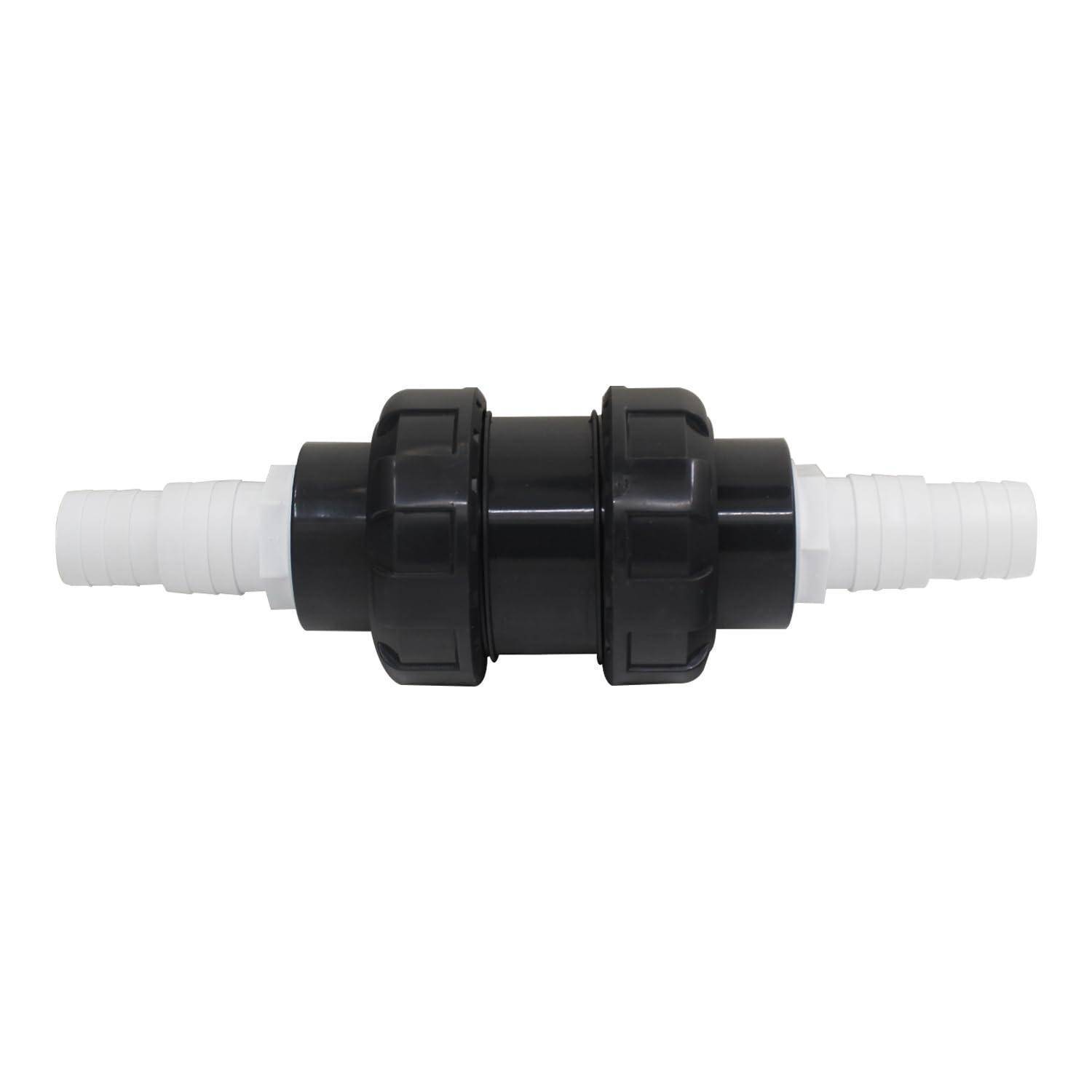 Rückschlagventil für Schlauch mit Schlauchtülle 32/38mm Kunststoff