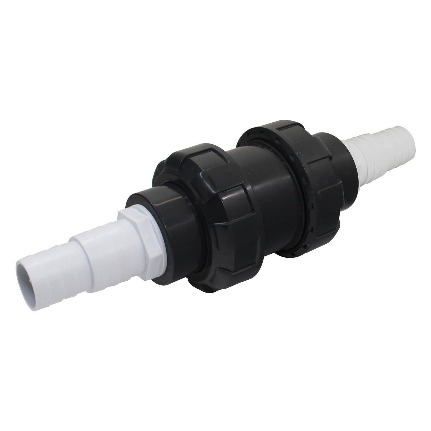 Rückschlagventil für Schlauch mit Schlauchtülle 32/38mm Kunststoff