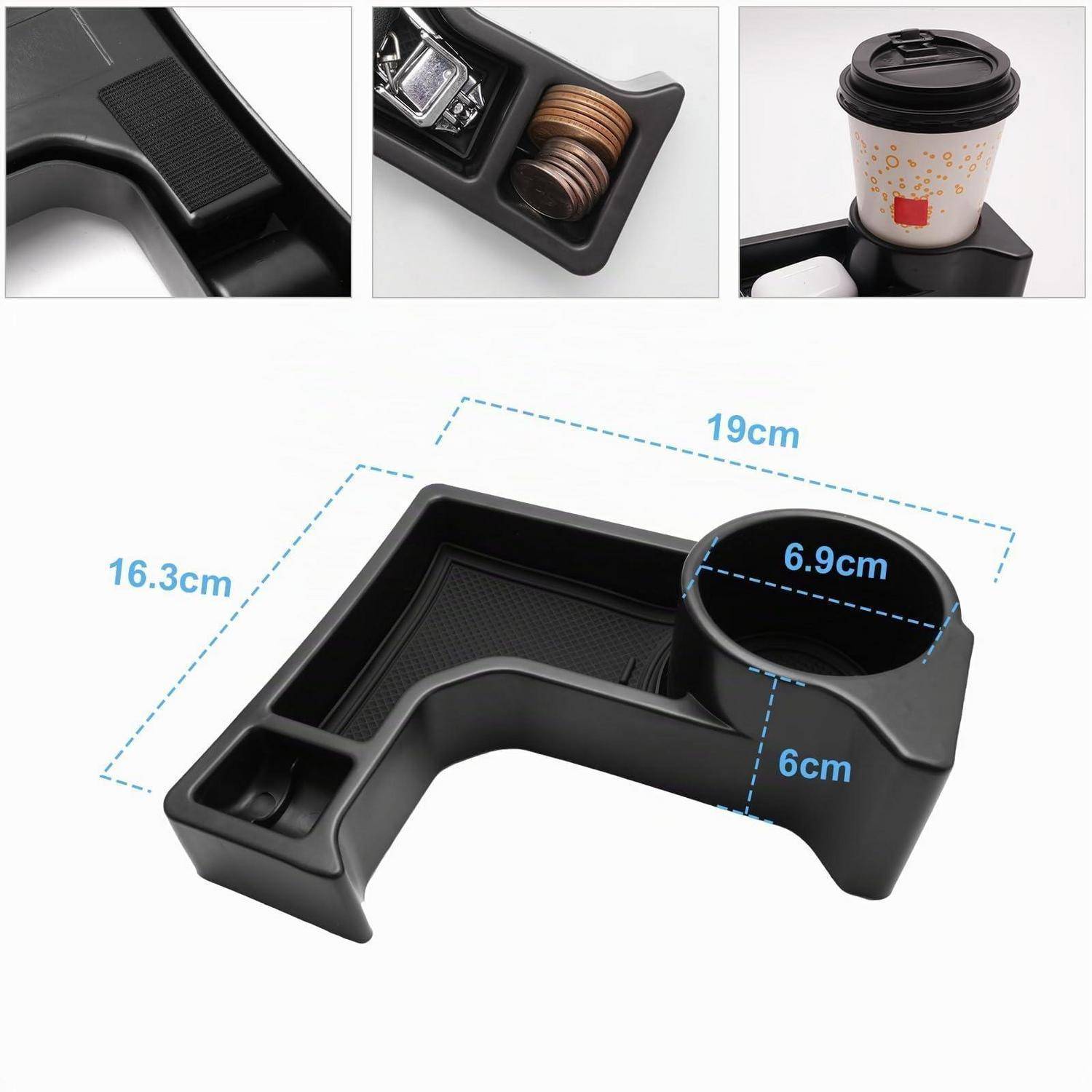 Mittelkonsolen-Organizer für Suzuki Jimny JB64 JB74 (AT) Schwarz